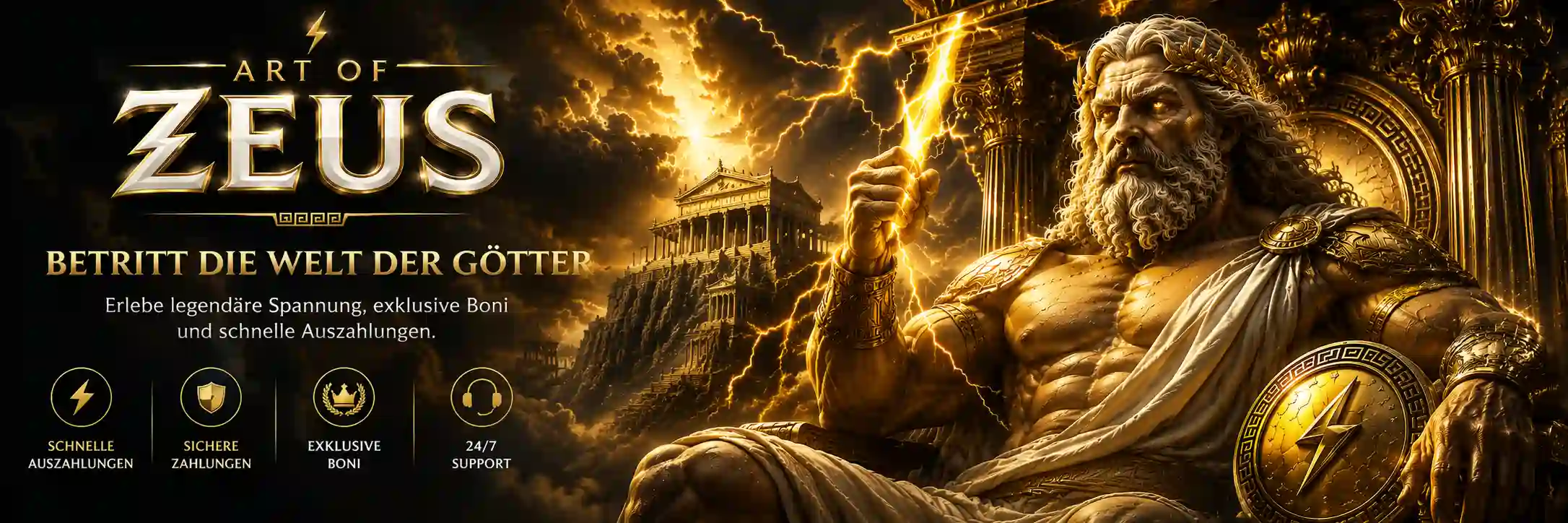 artofzeus casino banner